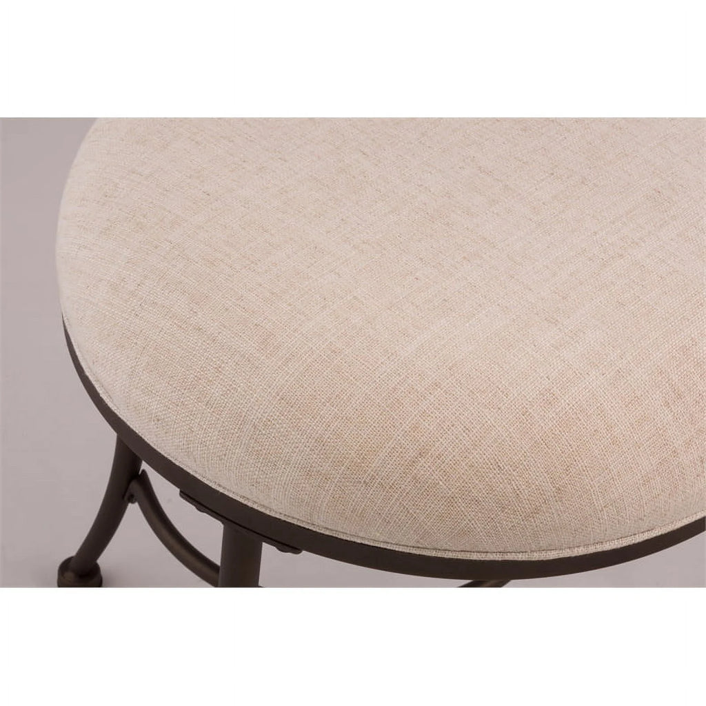Fabric Upholstered Vanity Stool C45455