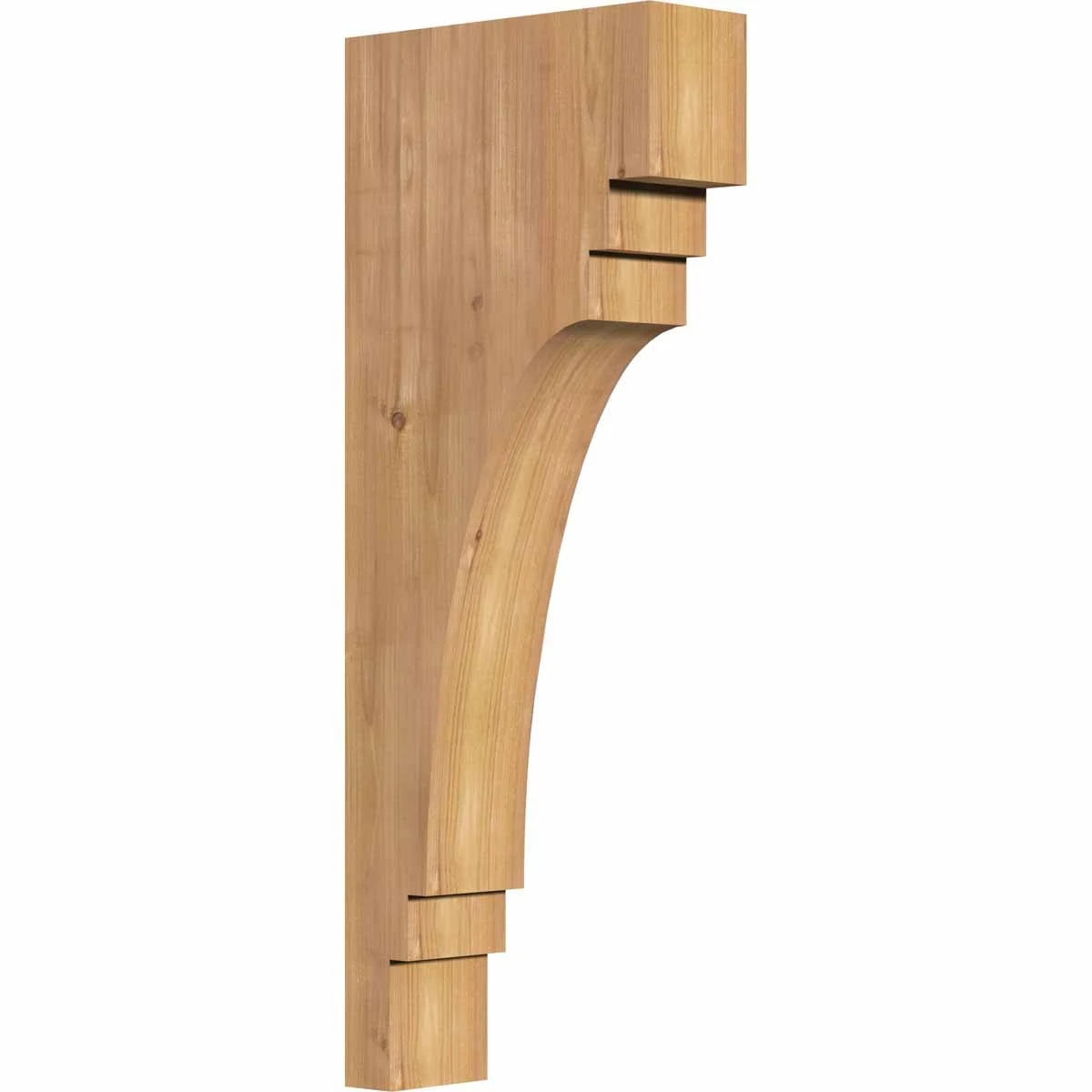3 1/2x22W x 10x22D x 26x22H Western Red Cedar Corbel K2623