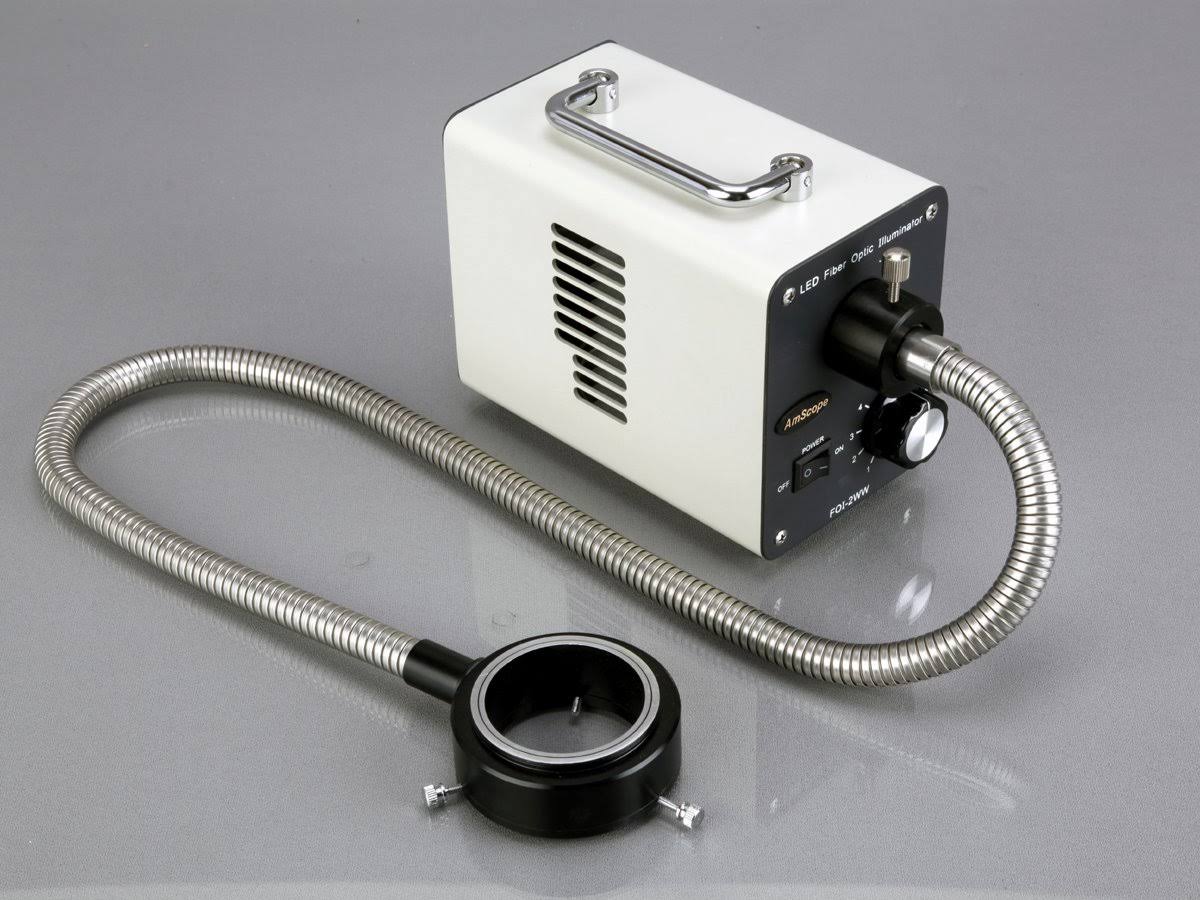 20W LED Fiber Optic O-Ring Light Microscope Illuminator R24606