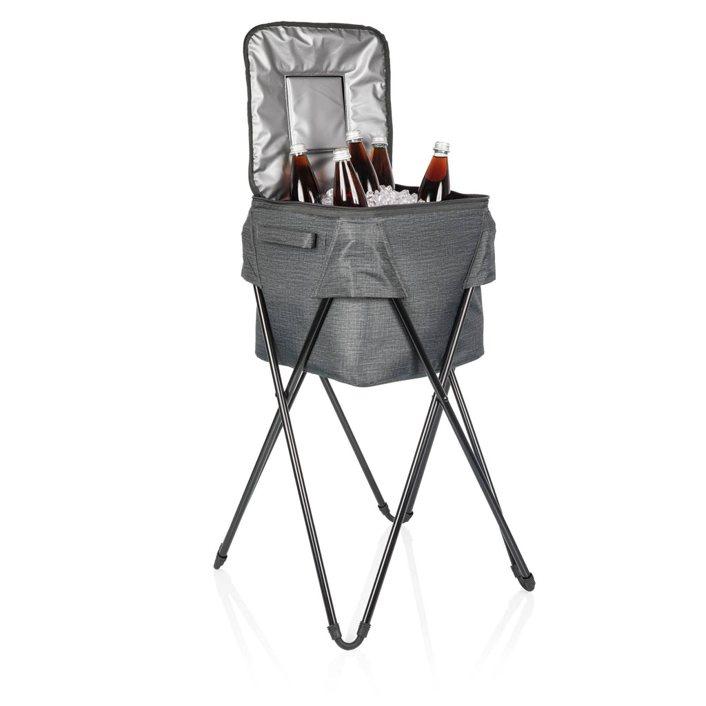 Gray Camping Cooler with Stand Y855507