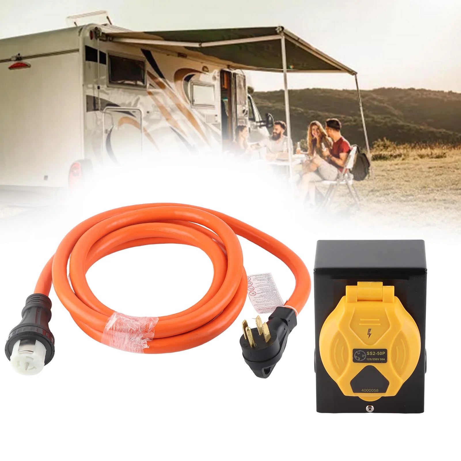 15Ft 50 Amp Generator Extension Cord K6071