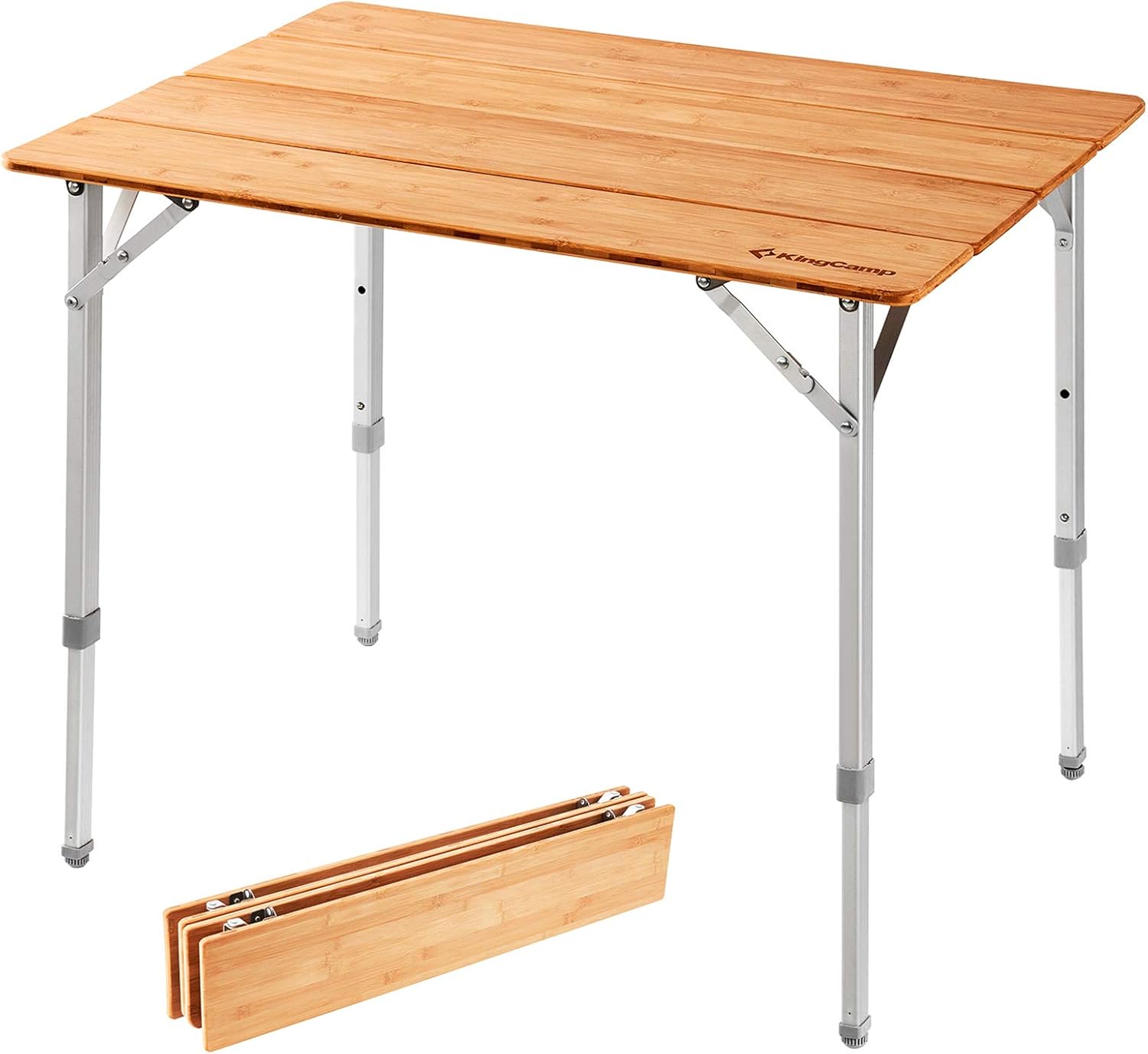 Bamboo Oversize Portable Folding Table for Camping S2848