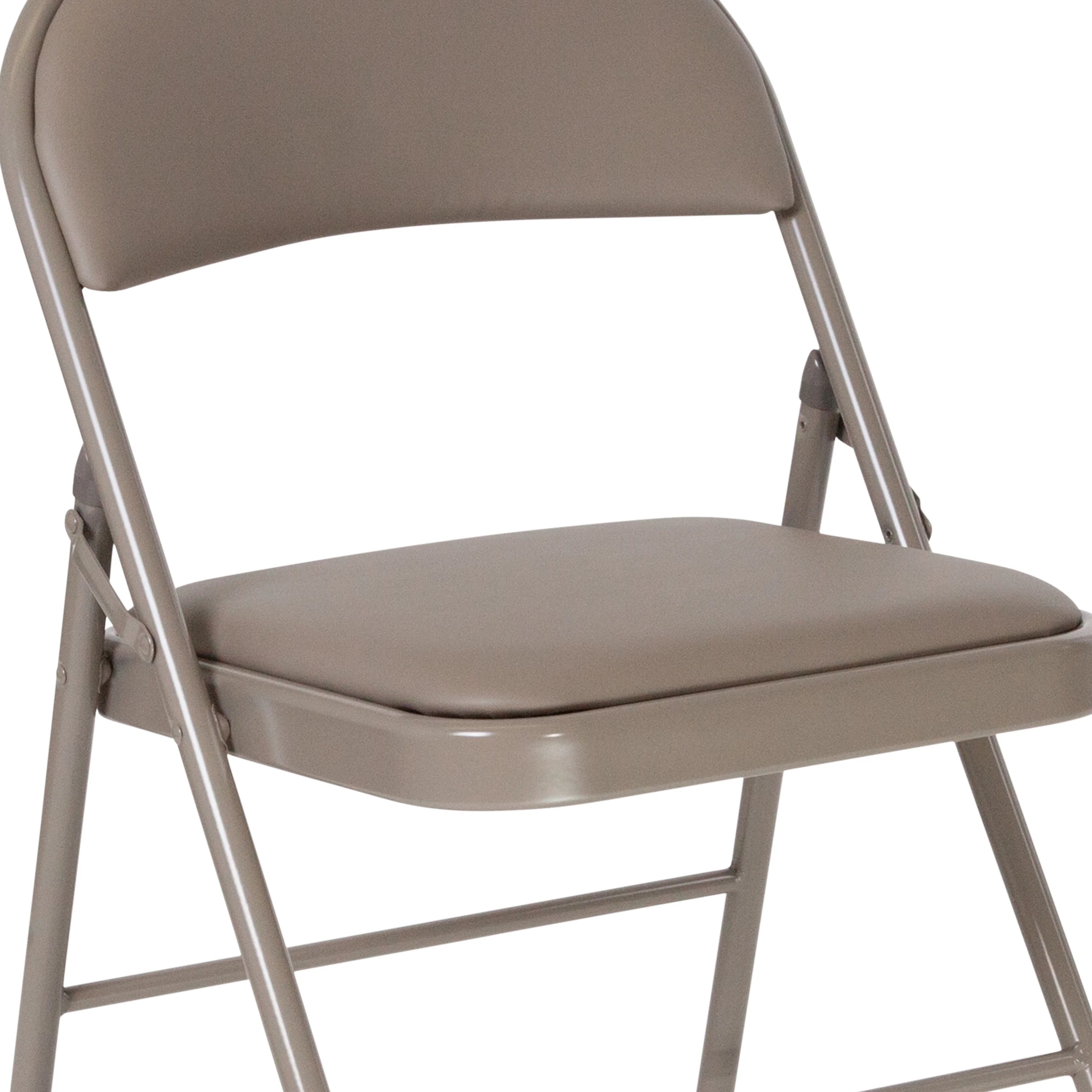 2 Pack Gray Vinyl Folding Chair T759
