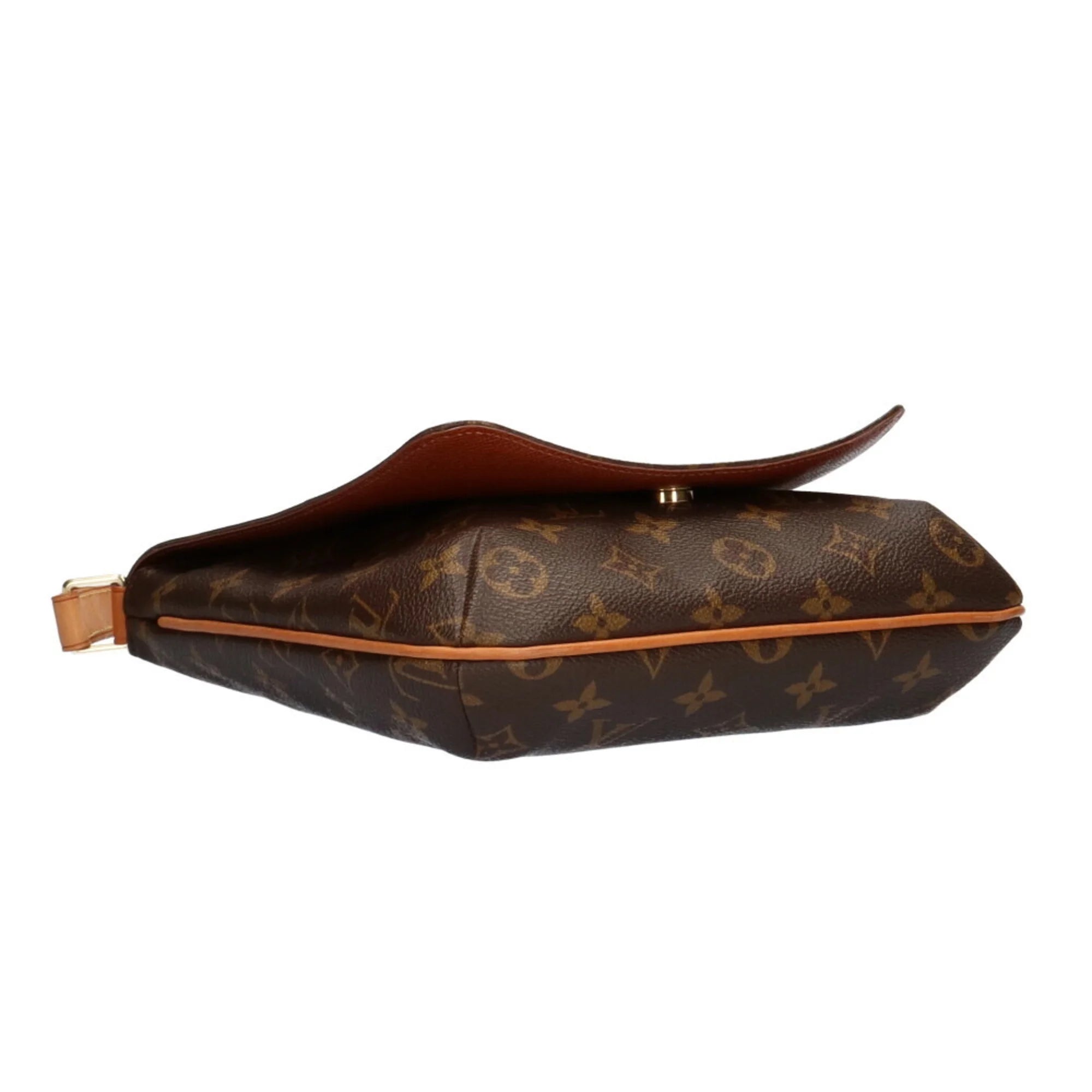Brown Canvas Shoulder Bag L7037