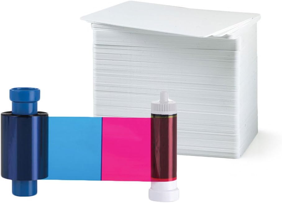 Color Ribbon x 2 - 600 Prints - PVC Cards - Qty 300 C974267