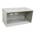 WIRING Trough, 36 inch x 6 inch x 6 inch, 16 Gauge G90 Galvanized Steel, ANSI 61 Gray U8471