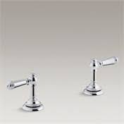 Polished Chrome Deck-Mount Bath Lever Handle Trim A31120
