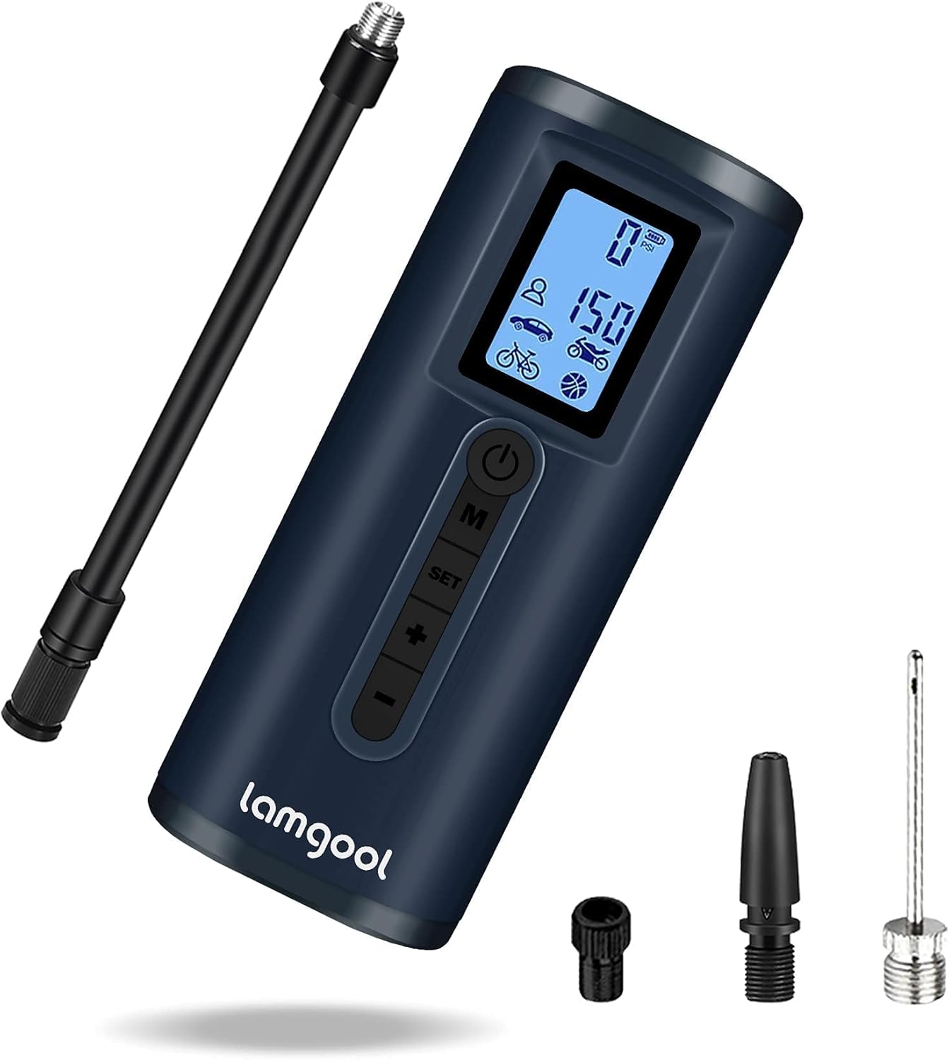 Portable Cordless Tire Inflator with LED Light N455