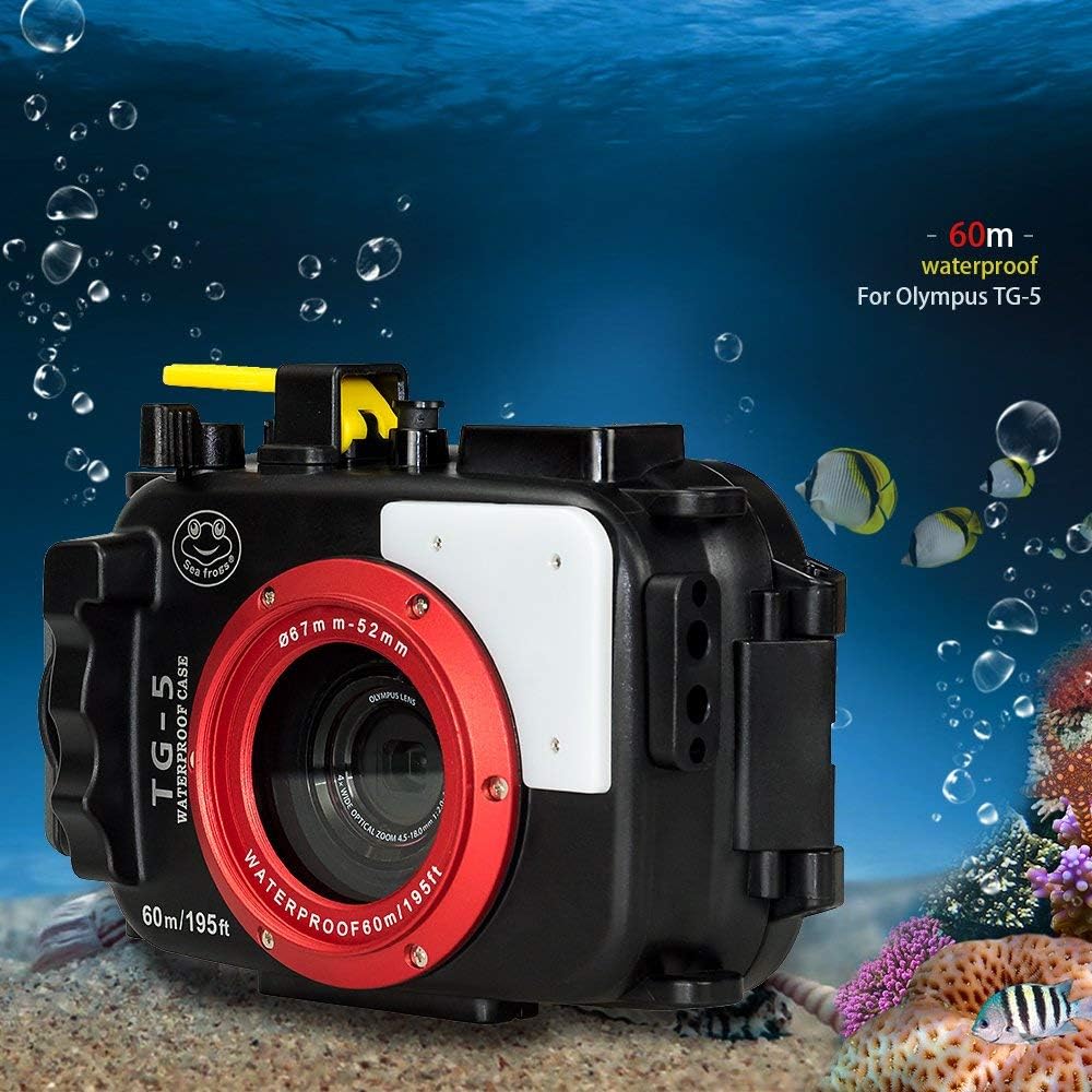 Waterproof Underwater Diving Housing Case for Olympus TG-5 Cameras W489