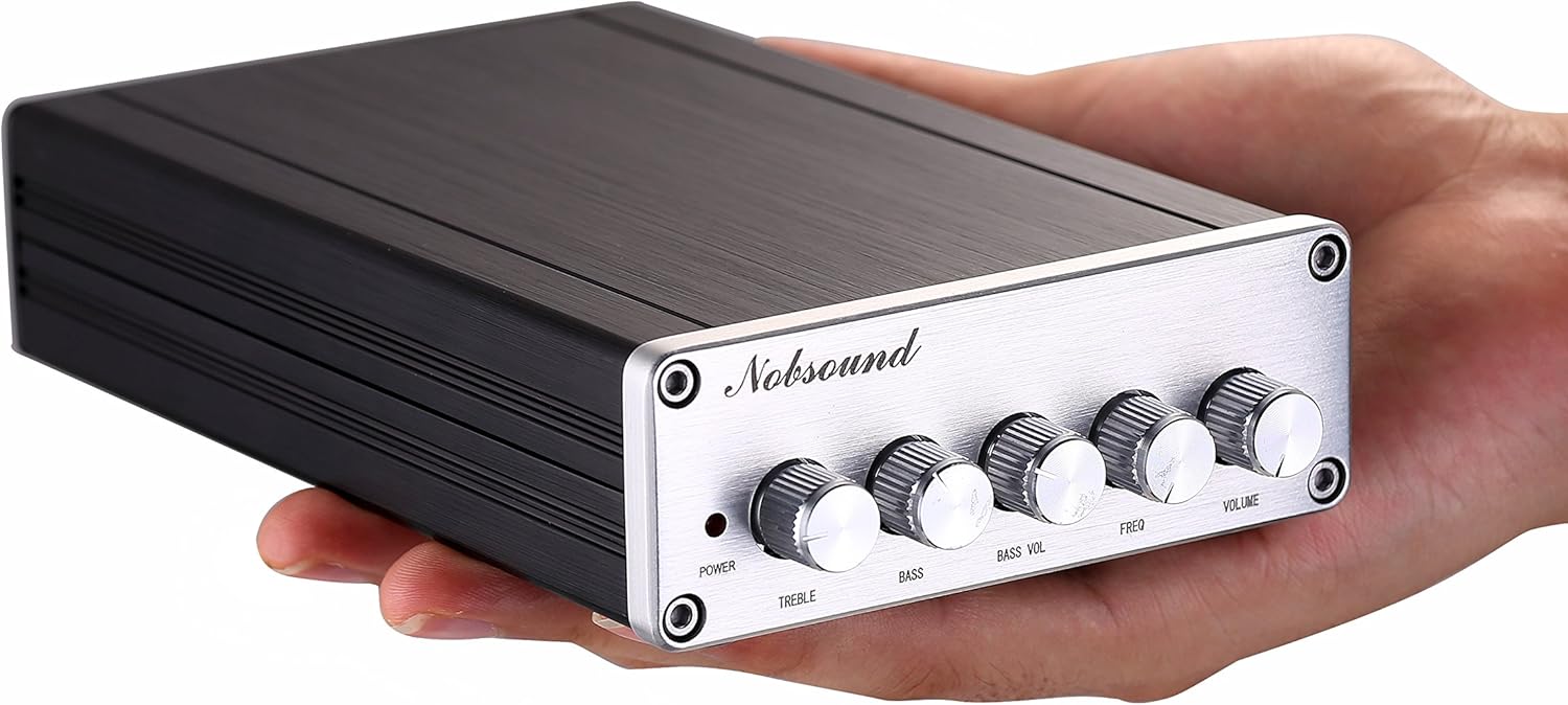 2.1 Channel Digital Audio Power Amplifier Stereo Amp with Power Supply Pack of 2 M144