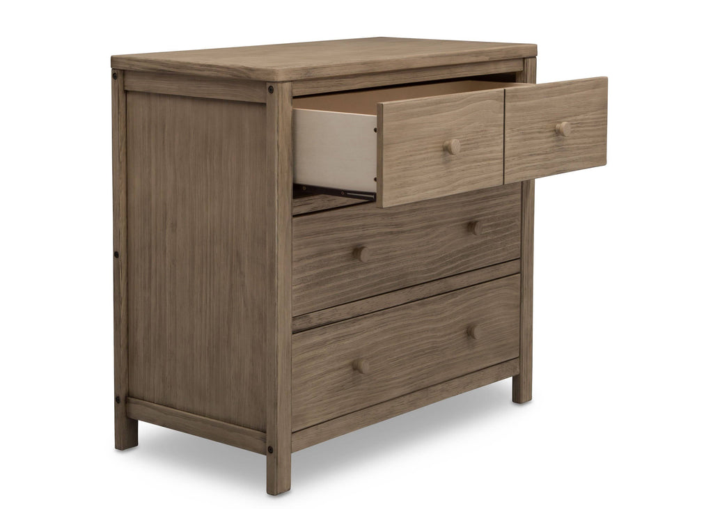 Rustic Ebony 3 Drawer Dresser T22467