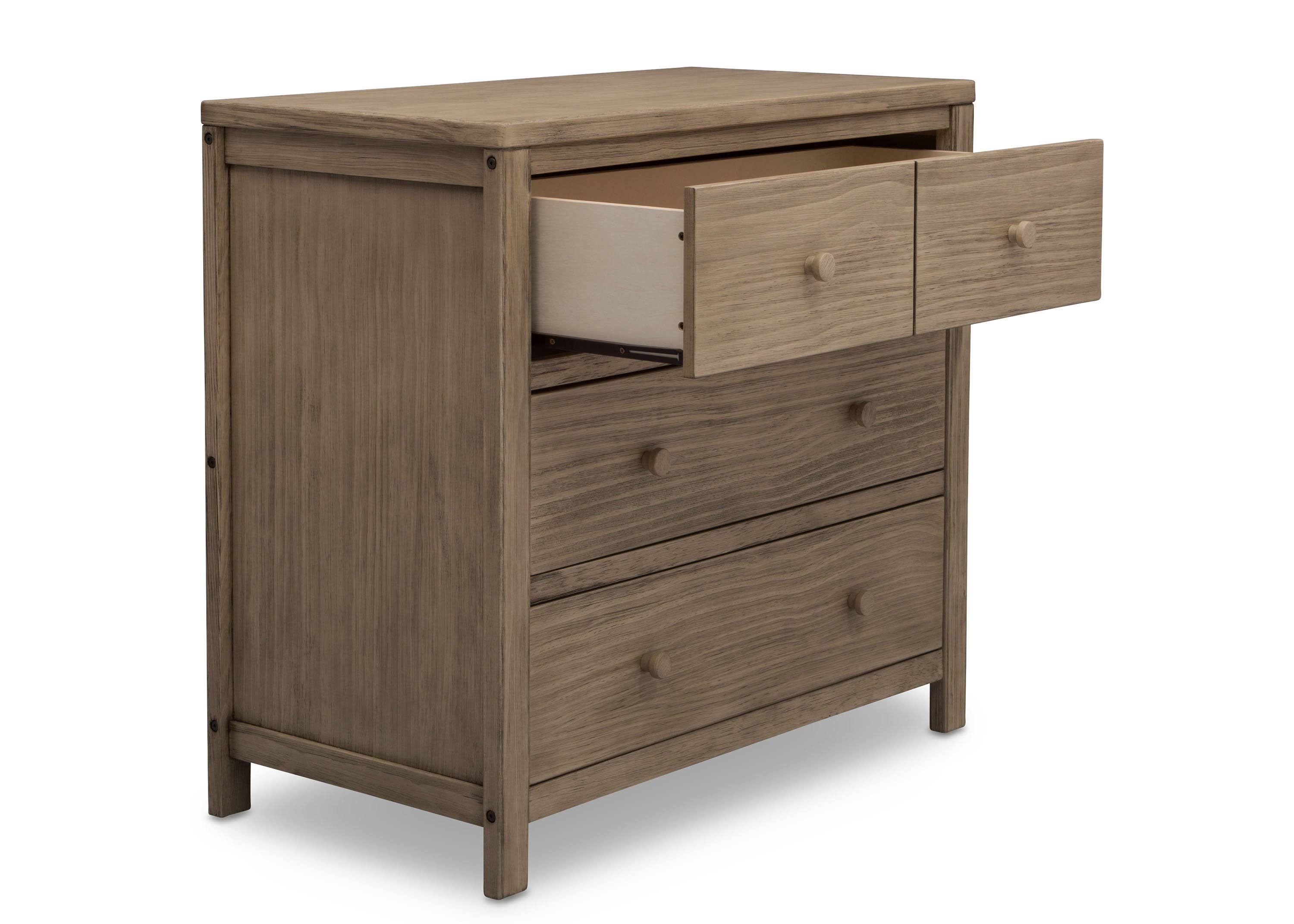 Rustic Ebony 3 Drawer Dresser T22467
