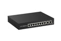 8 Port Full Gigabit PoE Switch Unmanaged, 2 Gigabit Uplink Ports, 30W Per Port, 120W Budget, Pack of 2 H3428