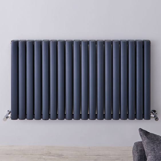 Anthracite Horizontal Hot Water Radiator V664459