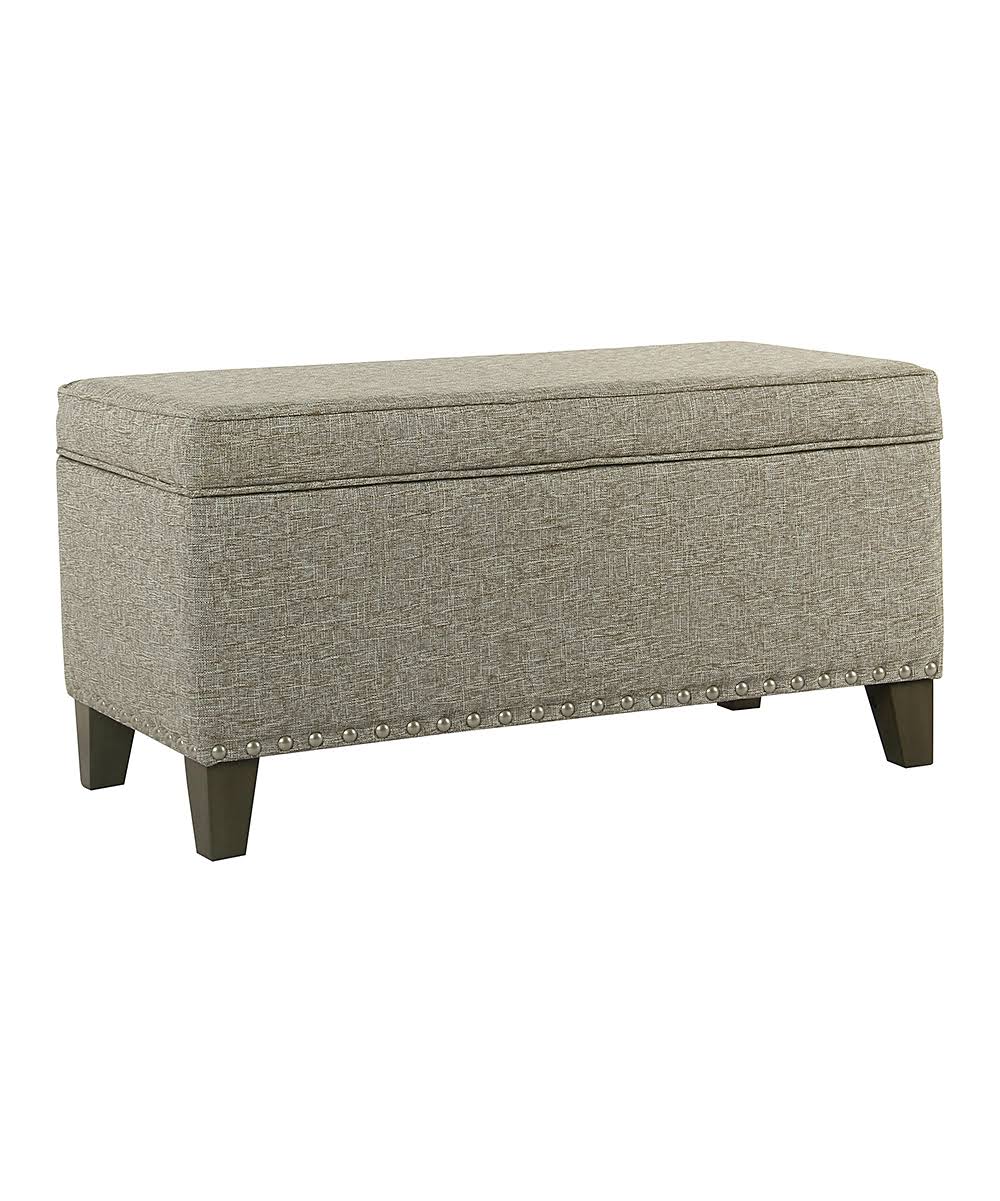 Large Storage Bench with Nailhead Trim B66596