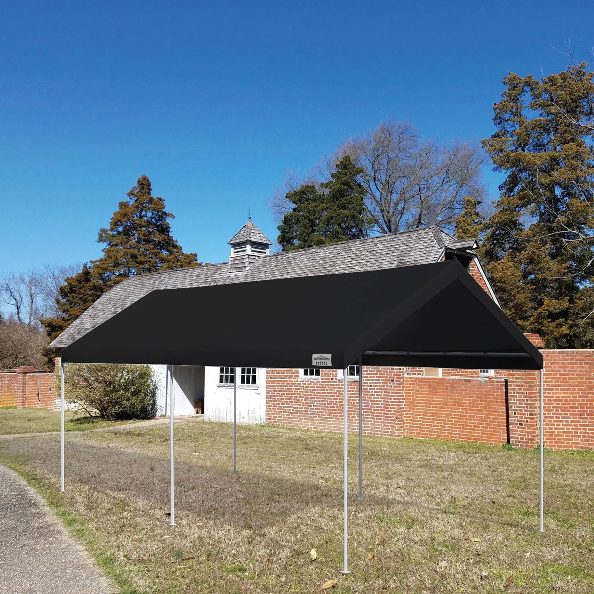 10x20 Straight Leg Instant Canopy Tent Set, Black X386