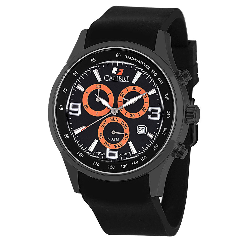 Black Silicone Strap Watch O34960