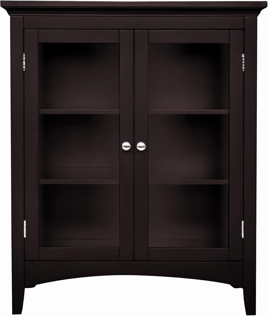 Espresso Bathroom Floor Cabinet P936