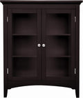 Espresso Bathroom Floor Cabinet P936