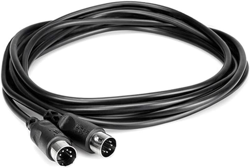 MIDI Interface with 4x MIDI Cable Male to Male Cable 10' Bundle B4956