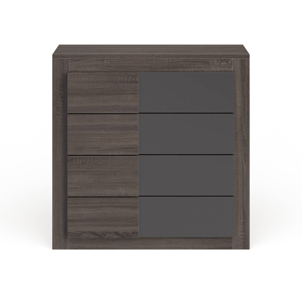 Dark Oak Finish 4-Drawer Chest O534847