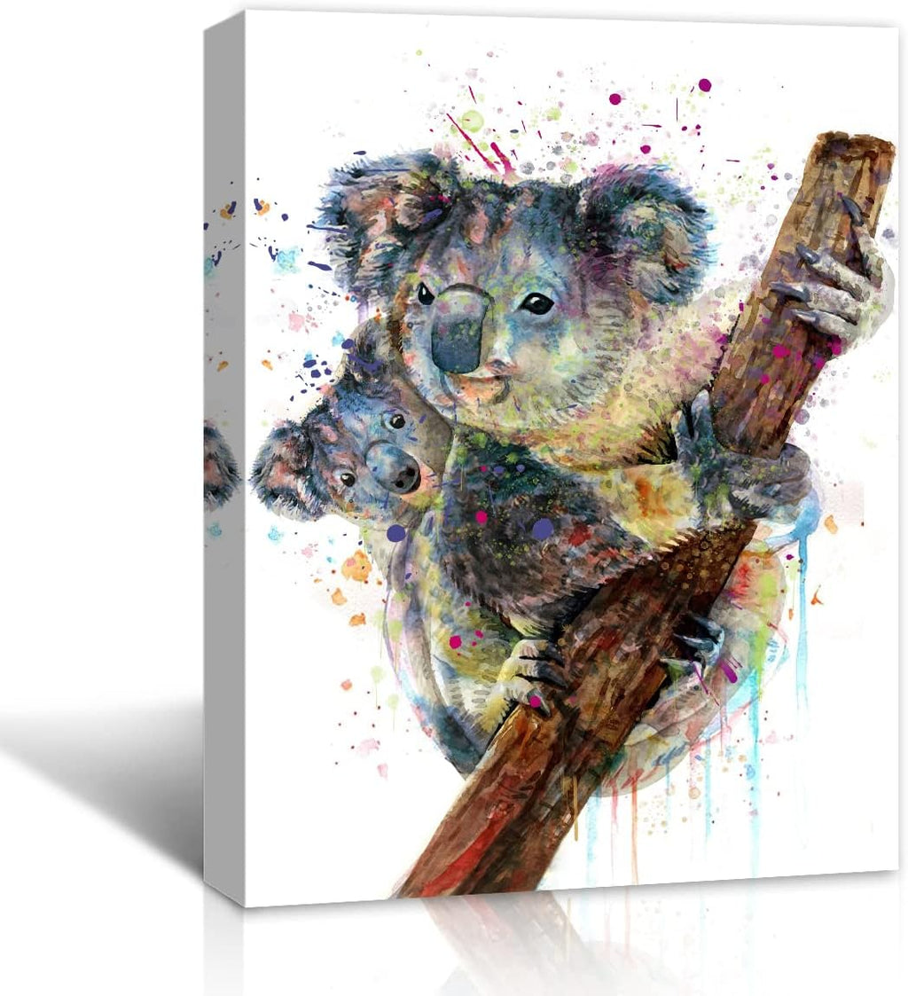 Golden Gate Bridge Canvas Prints Wall Art Sunset City Sea Landscape Poster Paintings, Ready to Hang V26080