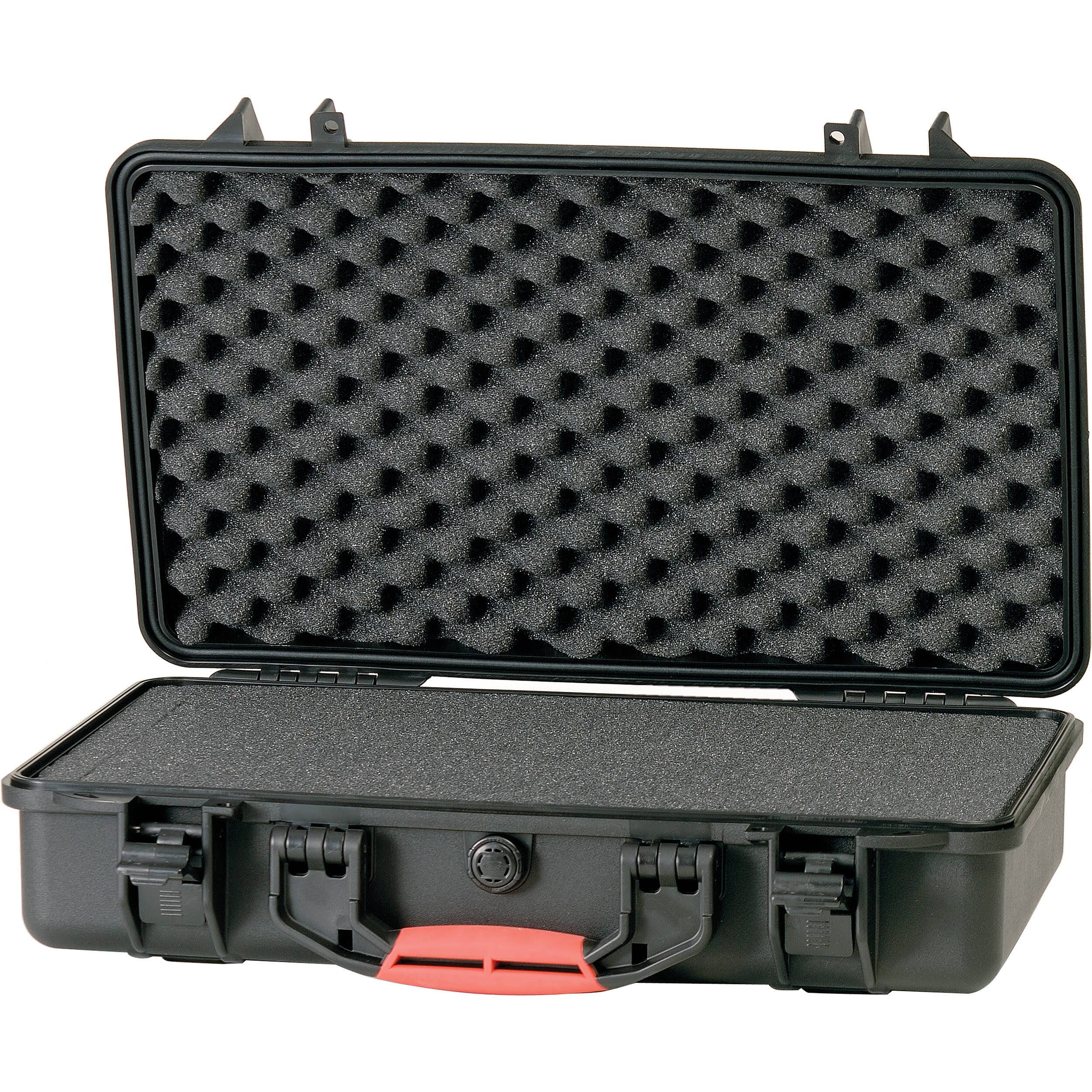 Black Hard Case with Cubed Foam U51153