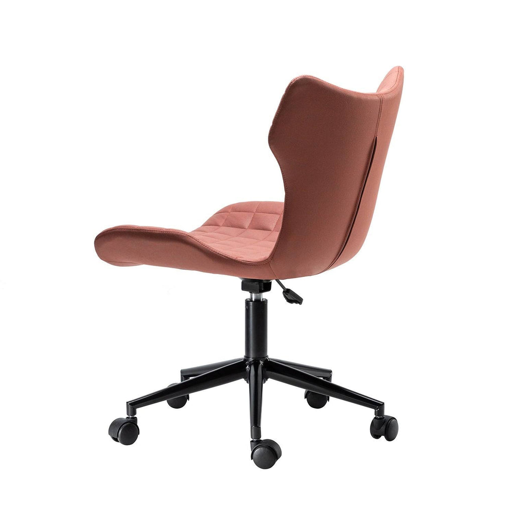 Mustard Office Task Chair with Tufted Back K630726