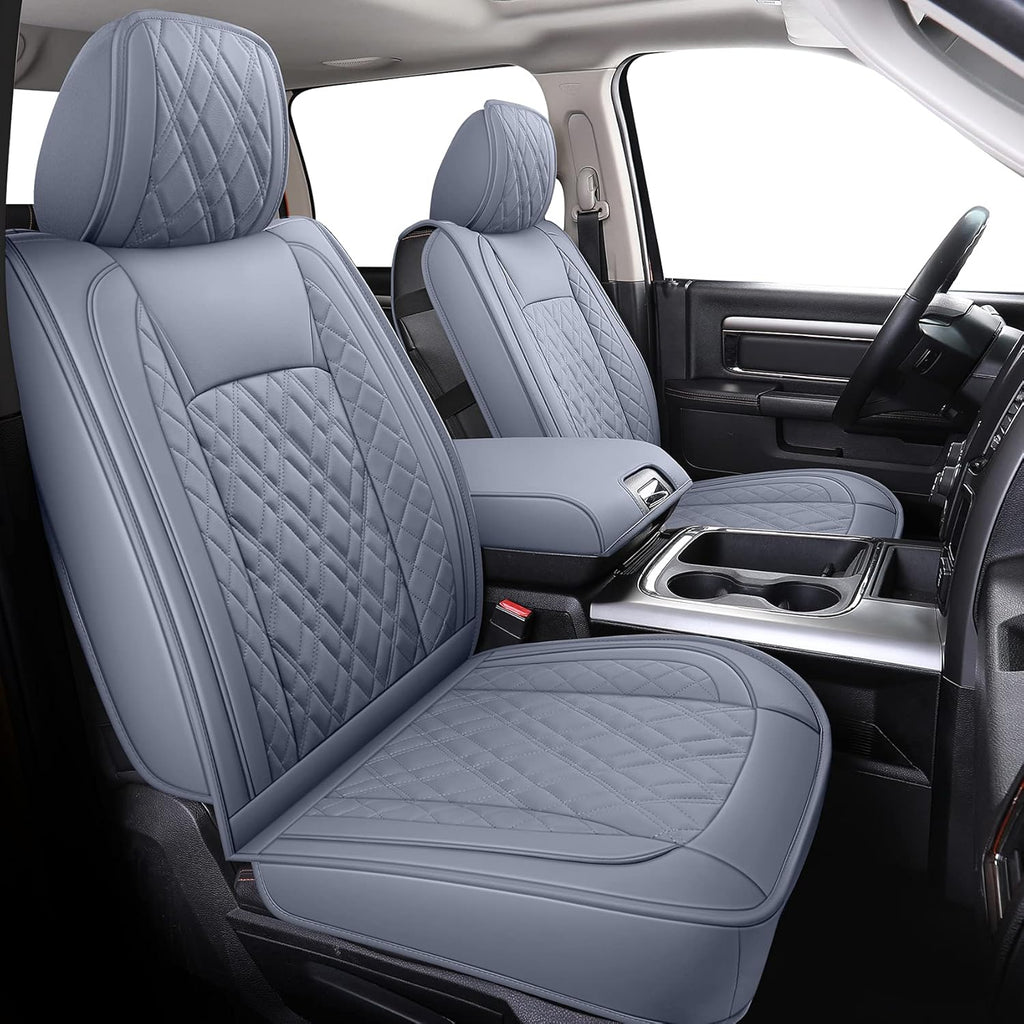 Ram 1500 Seat Covers Front and Back Faux Leather F4712