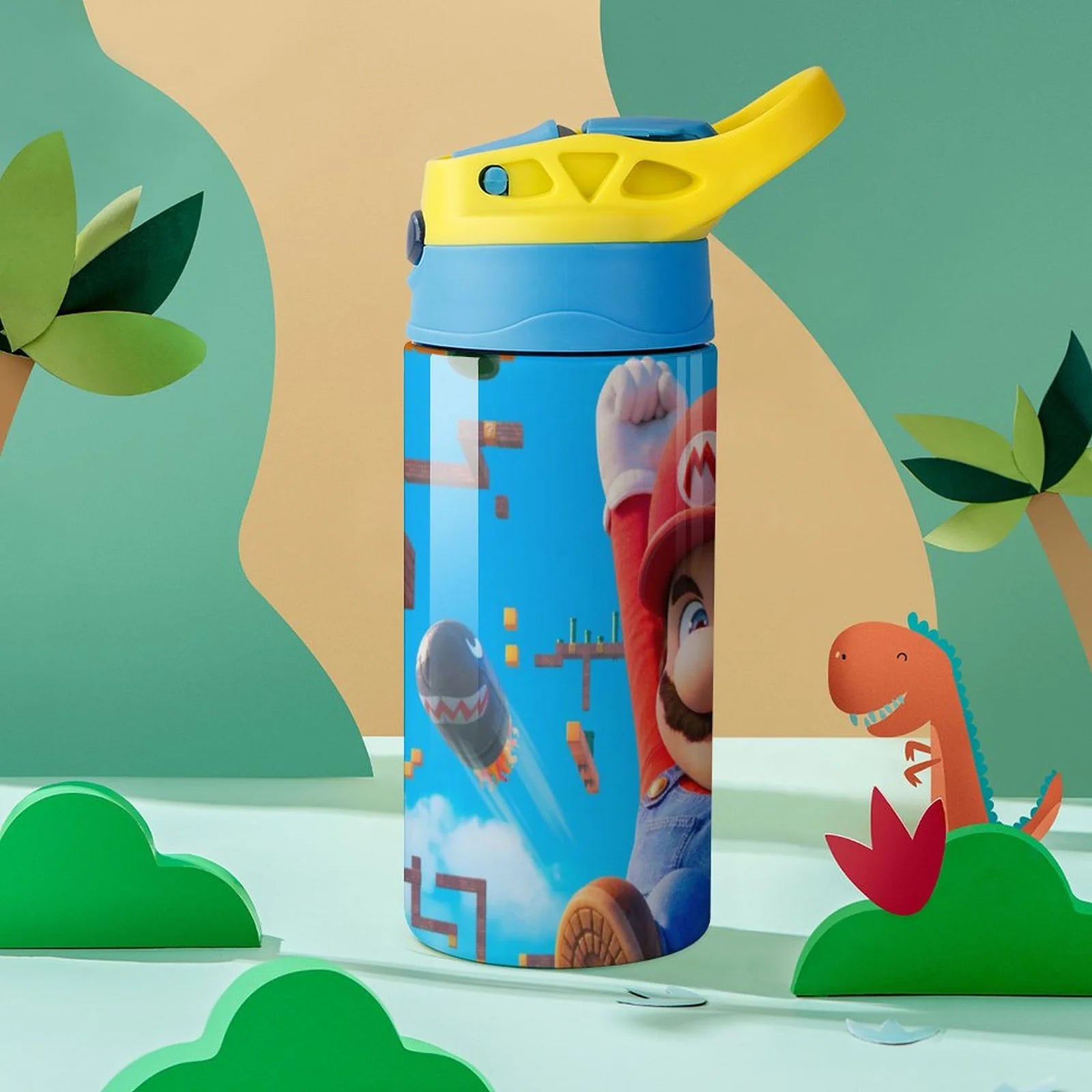 Insulated Stainless Steel Water Bottle with Straw U1952