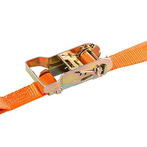 Orange Ratchet and Cam Buckle Tie-Down Straps U584