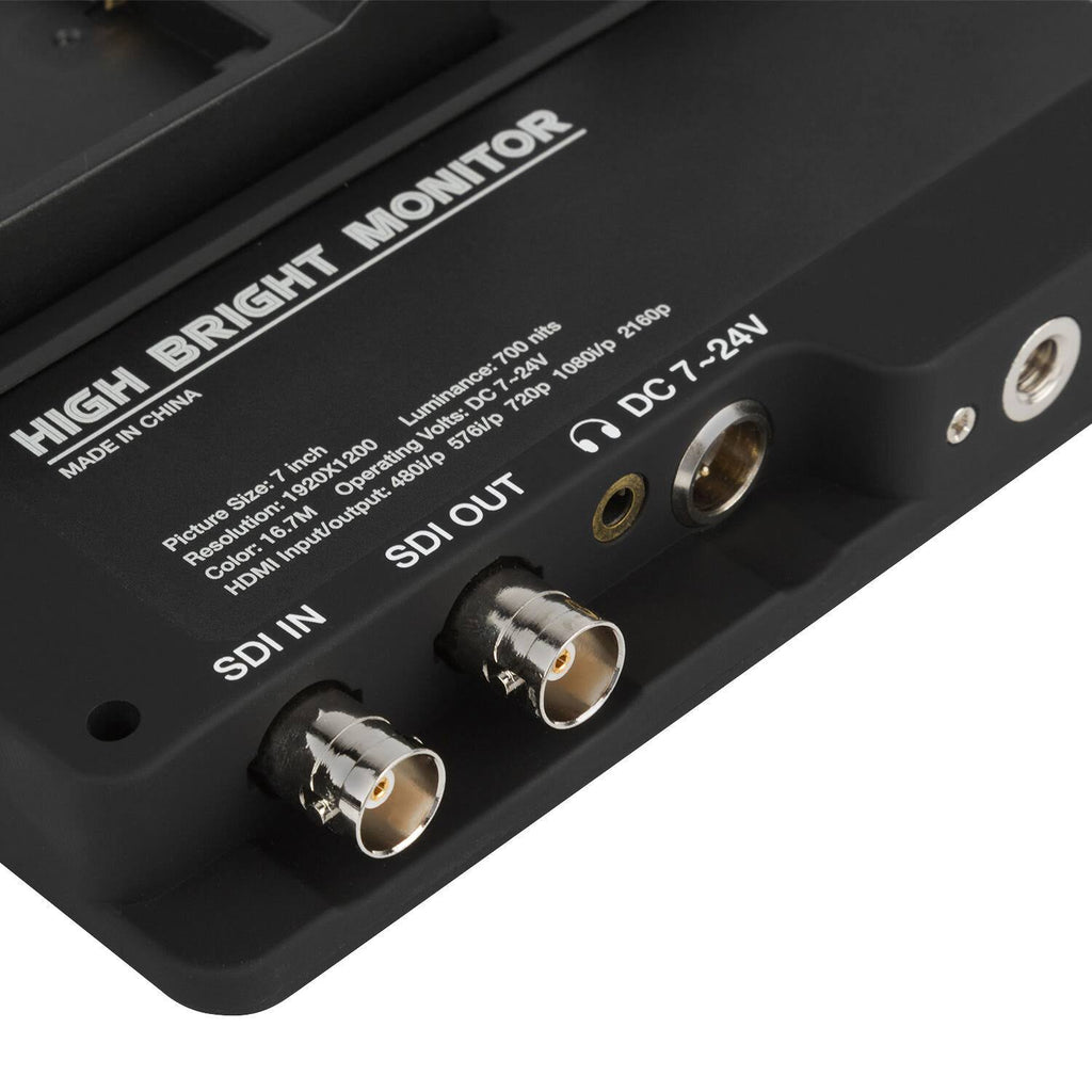 7-Inch 4K HDMI/3G-SDI On-Camera Monitor W3394