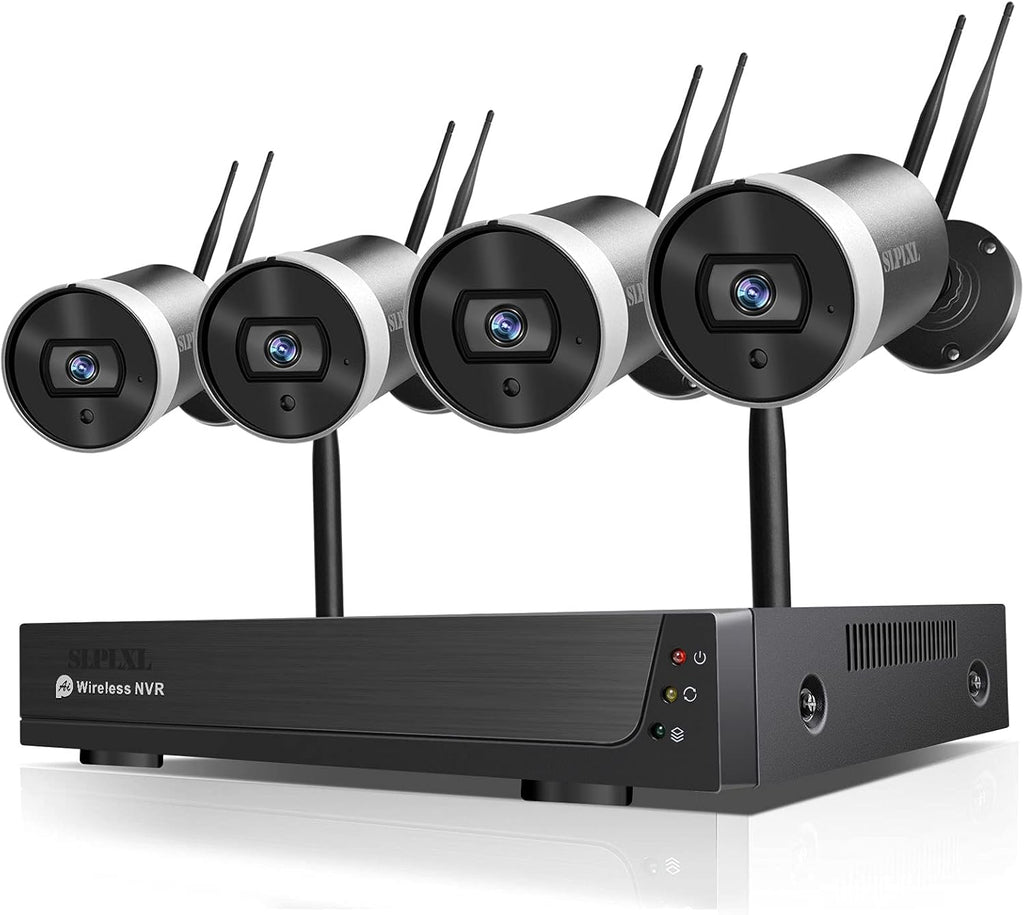Wireless Security Camera System, 8-CH H.265, 65ft Night Vision, CCTV Camera Security System M281