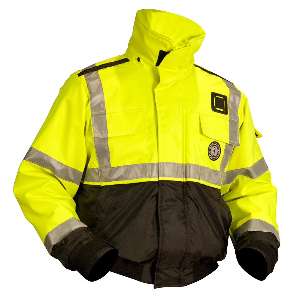 Hi-Vis Fluorescent Yellow/Green Bomber Jacket XXXL A16096