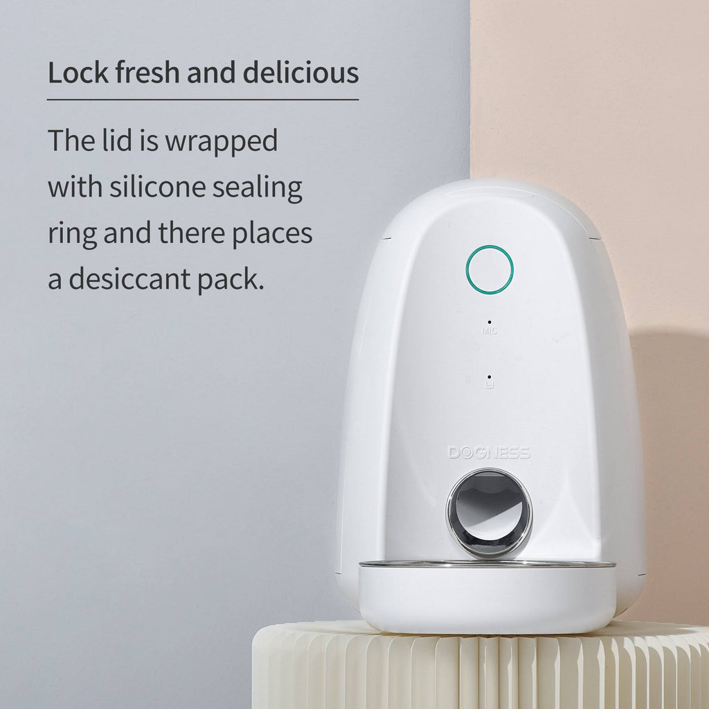 White Automatic Pet Feeder S759009