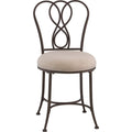 Fabric Upholstered Vanity Stool C45455