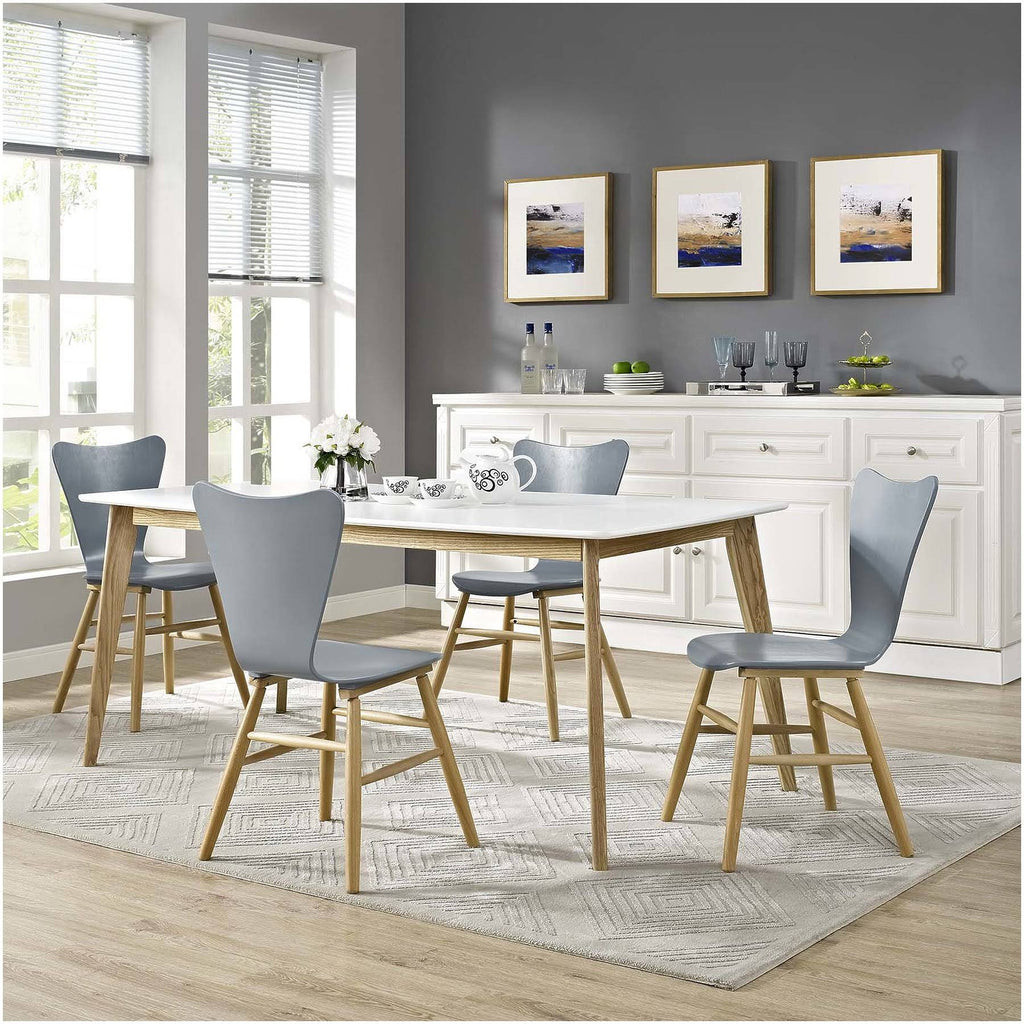 Gray Set of 4 Dining Chair J59653