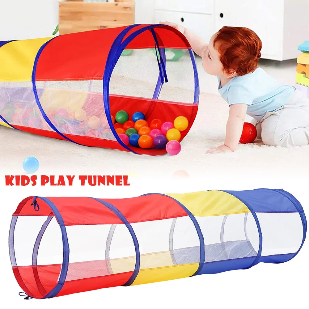 Kids Play Tent Crawl Tunnel and Ball Pit Set E37195