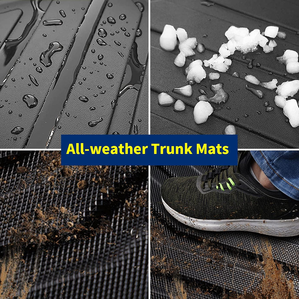Black Trunk Mat Car Rear Cargo Liner Floor Cover A404