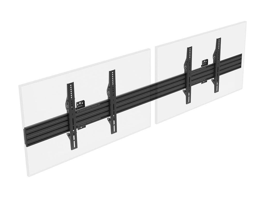 2x1 Menu Board Wall Mount for Screens Between 32in to 65in, Max Weight 66 lbs, VESA Patterns Up to 600x400 X166811
