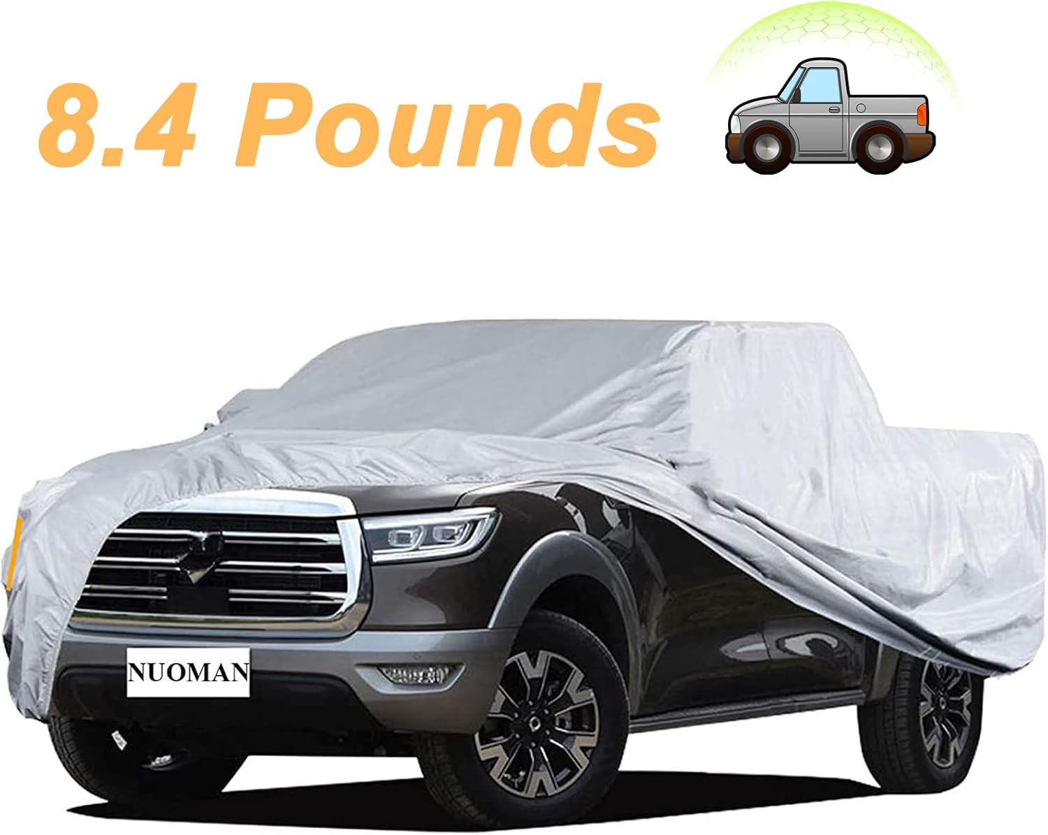 6 Layers Waterproof Outdoor Full Cover Car Cover with Zipper Cotton O756