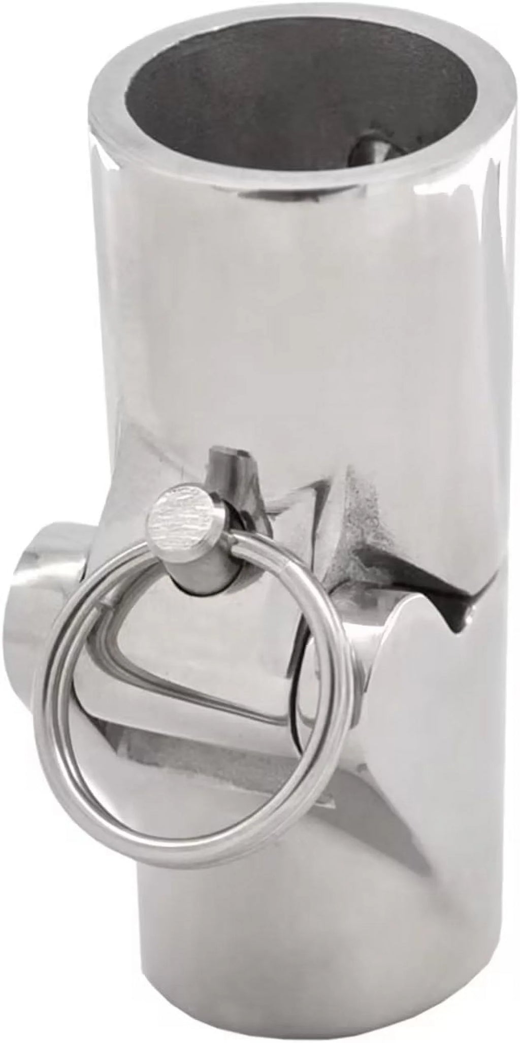 1" 316SS Marine Grade Boat Pipe Connector Handrail Fitting Folding Swivel Coupling Tube Joint H285879