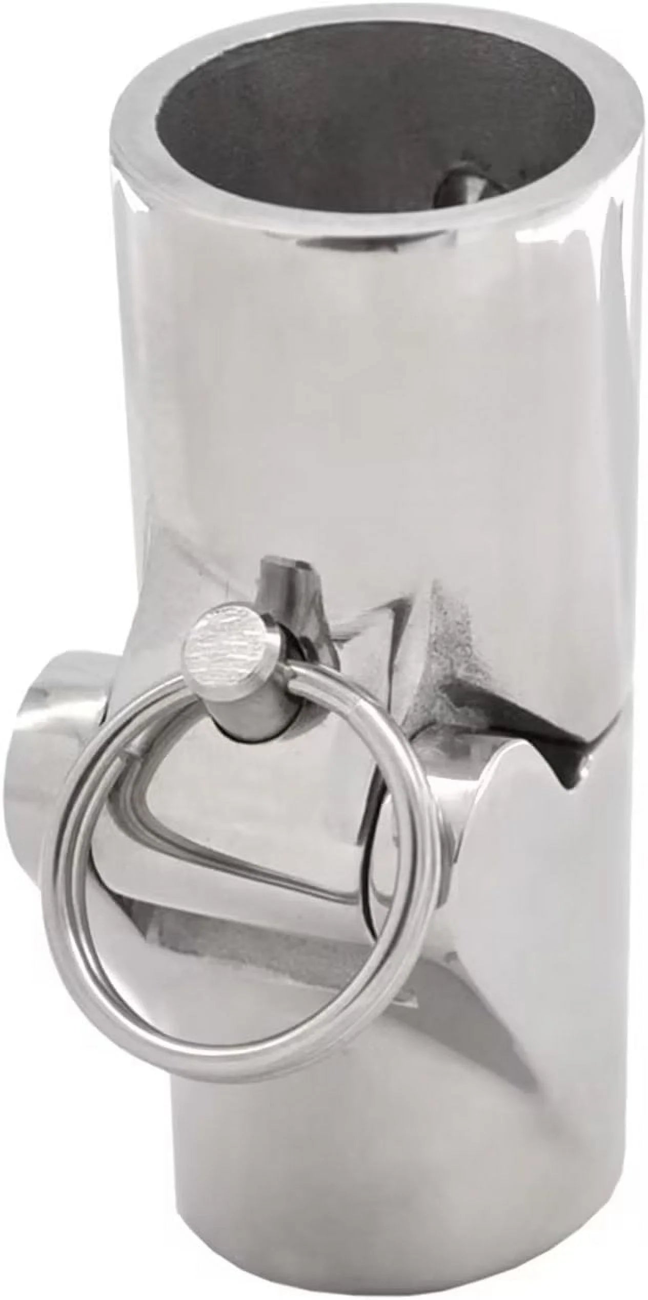 1" 316SS Marine Grade Boat Pipe Connector Handrail Fitting Folding Swivel Coupling Tube Joint H285879