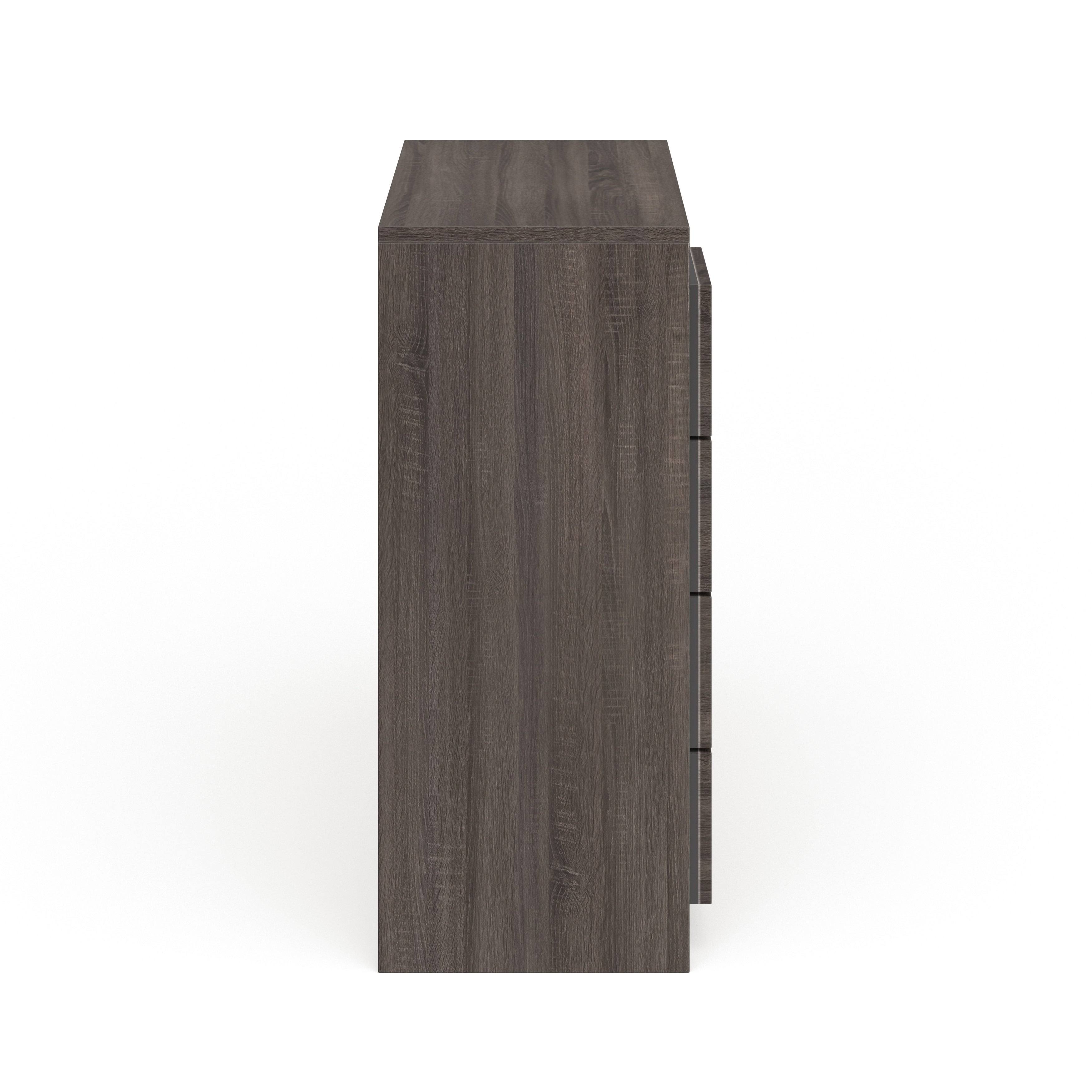 Dark Oak Finish 4-Drawer Chest O534847