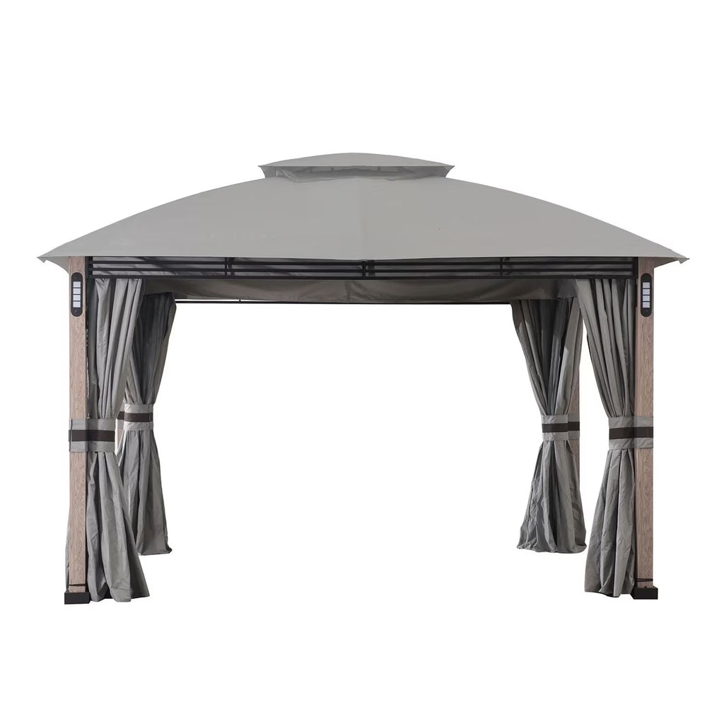 Slate Gray Replacement Canopy Top Cover for Gazebo M889