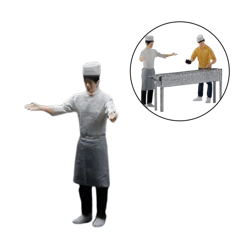 BBQ Chef Painted Miniature Figure W946539