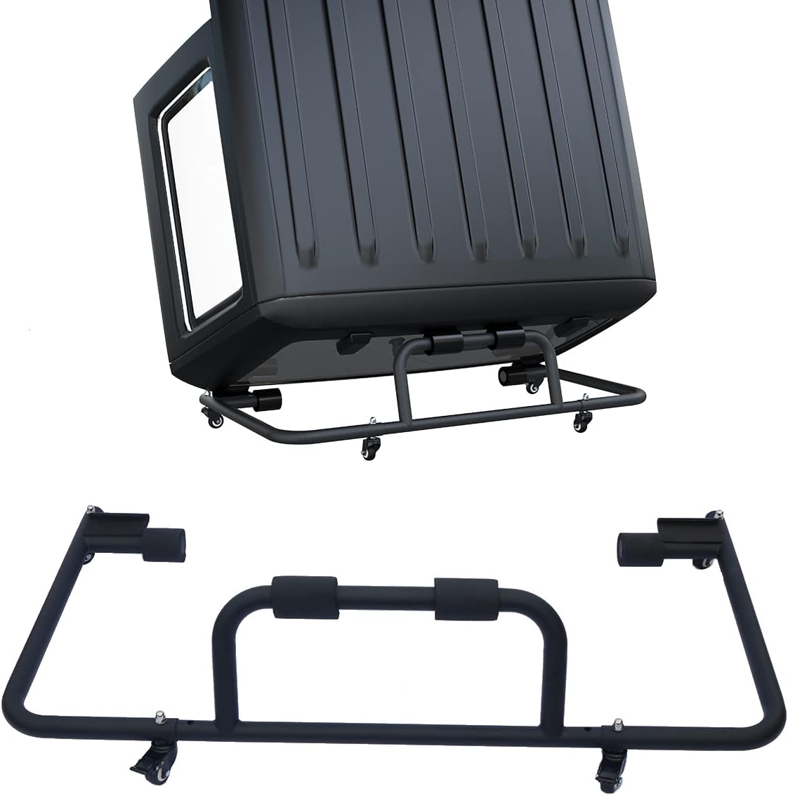 Hard Top Carrier Storage Cart Steel Rack Sliding W6685