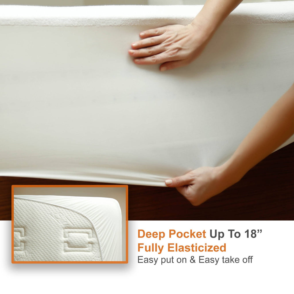 California King Bamboo Mattress Protector D25465
