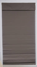 Steel Gray Blackout Cordless Roman Shade Cotton G164