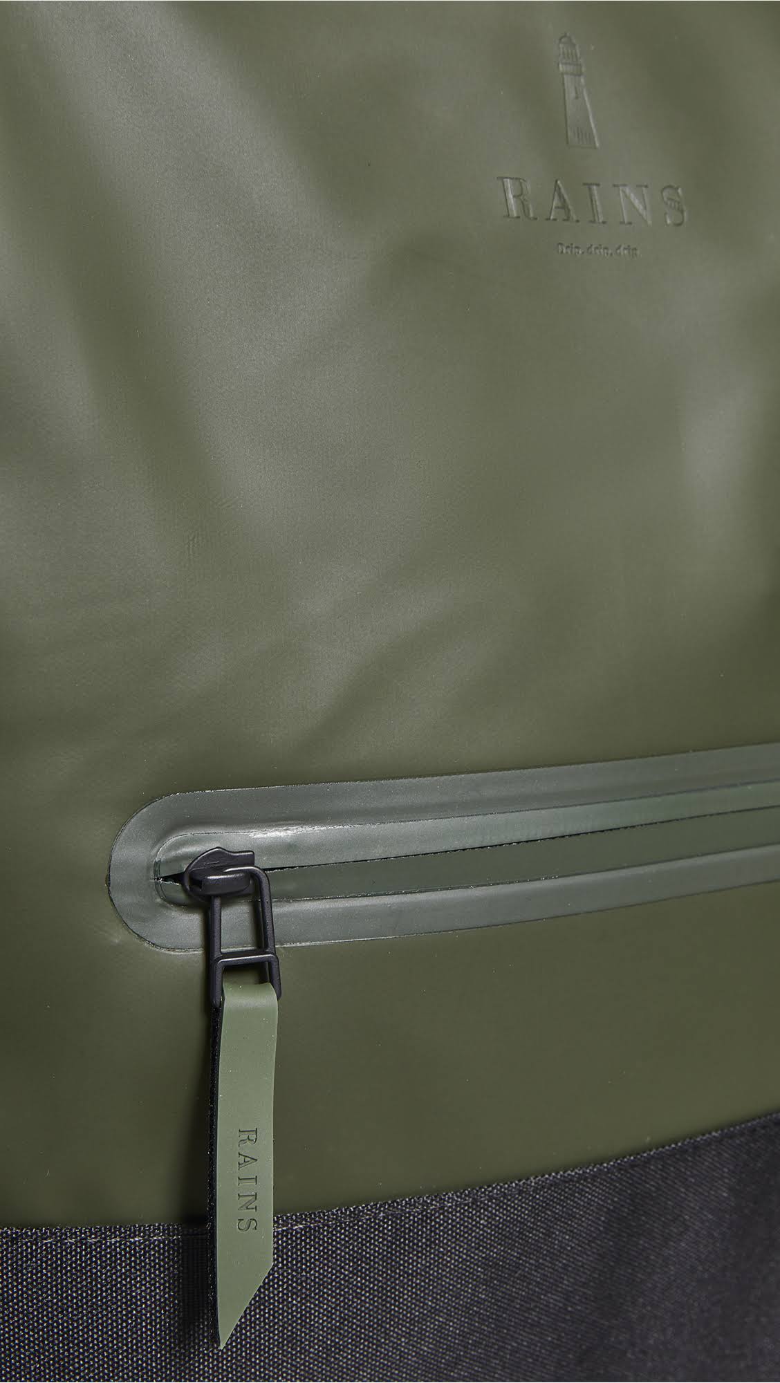 Green Buckle Rolltop Rucksack O470731